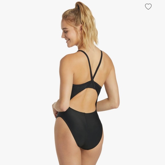 Sporti
Solid Thin Strap One Piece Swimsuit - Picture 3 of 12